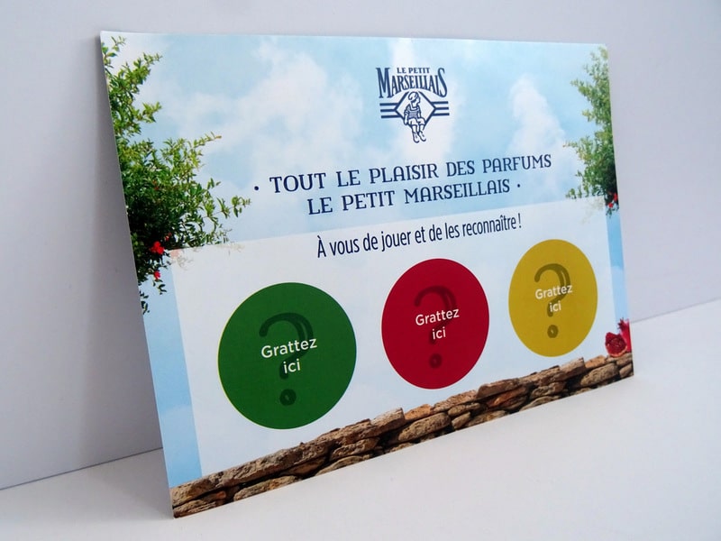 Carte olfactive Le Petit Marseillais