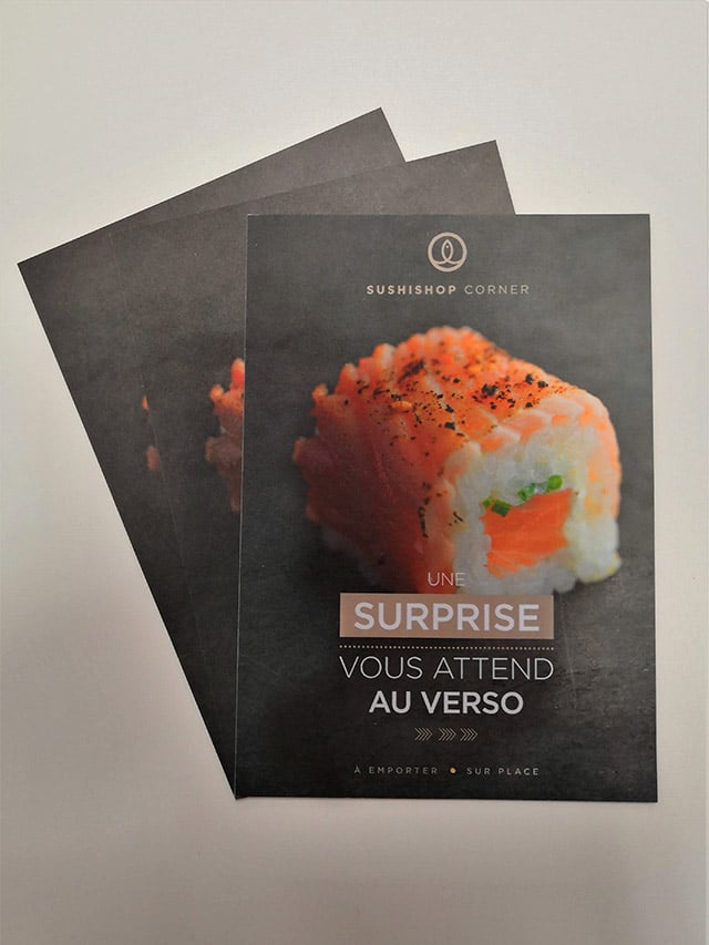 sushi shop flyers