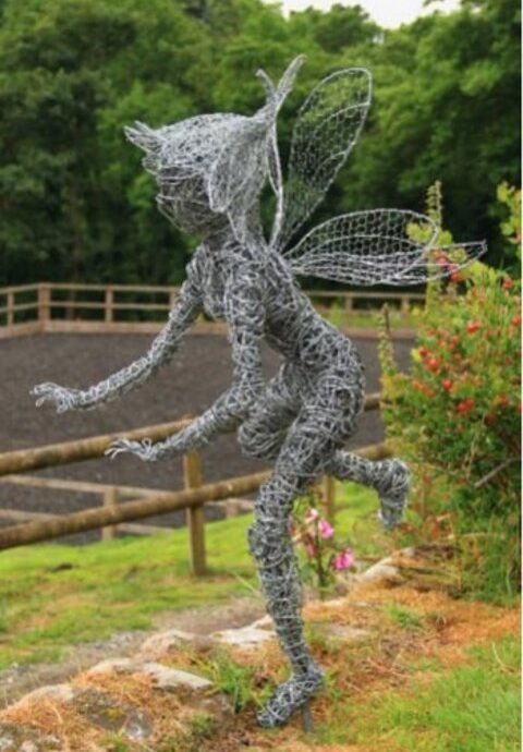 Première sculpture fée de Robin Wight